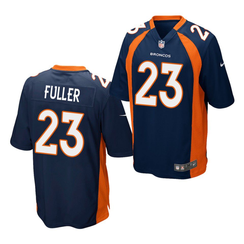 Men Denver Broncos #23 Kyle Fuller Nike Blue Game NFL Jersey->denver broncos->NFL Jersey